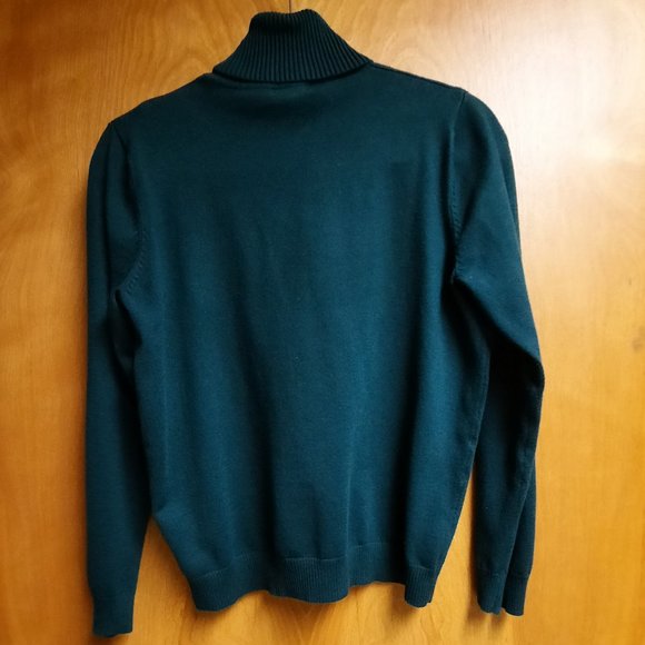 ***PRICE DROP*** Merona Dark Green Turtleneck Sweater, Size XXL - Picture 2 of 3